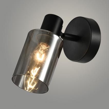 Спот 23810/1 BK черный 1x40W E14 h130, 24